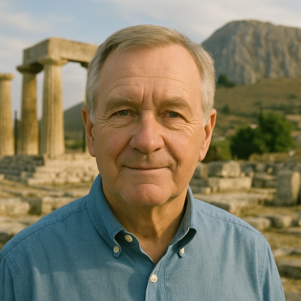 Pilgrim traveller in Corinth