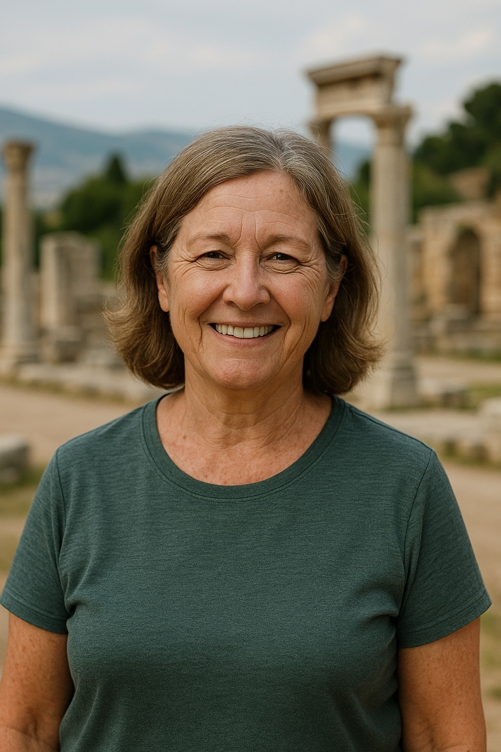 Pillgrim traveller in Laodecia Turkey