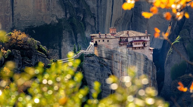 alley, stone, landmark, monastery, greece, landscape, nature, mountain, religion, rock, travel, orthodox, church, greek, scenic, tourism, architecture, monastery, greece, greece, greece, greece, greece